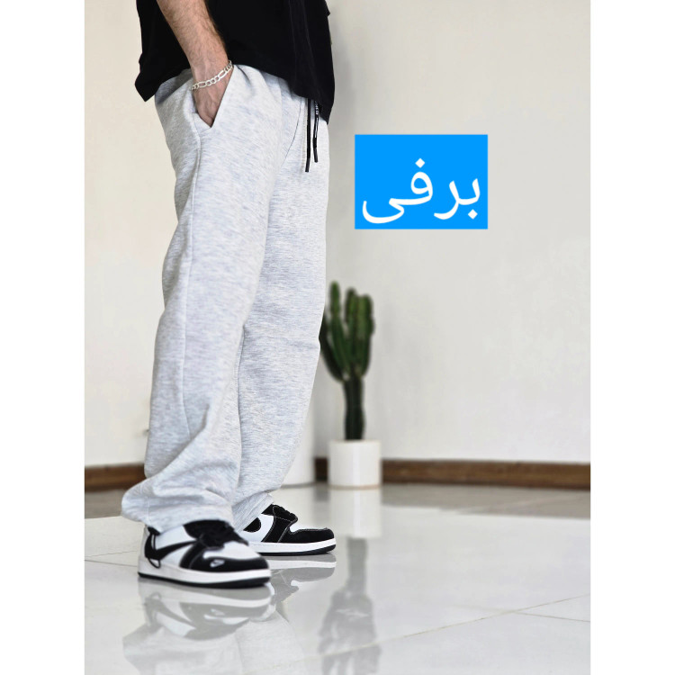 شلوار جاگر اسلش بگ گت دار دورس سه نخ مردانه و زنانه سایز بزرگ