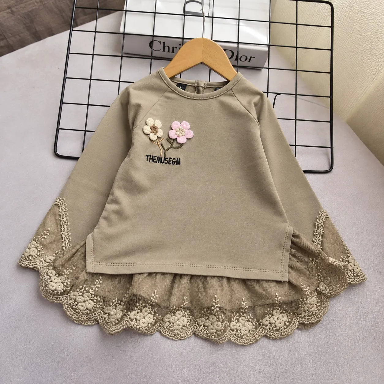 سارافون مجلسی دخترانه دورس و گیپور سایز 1 تا 5 سال