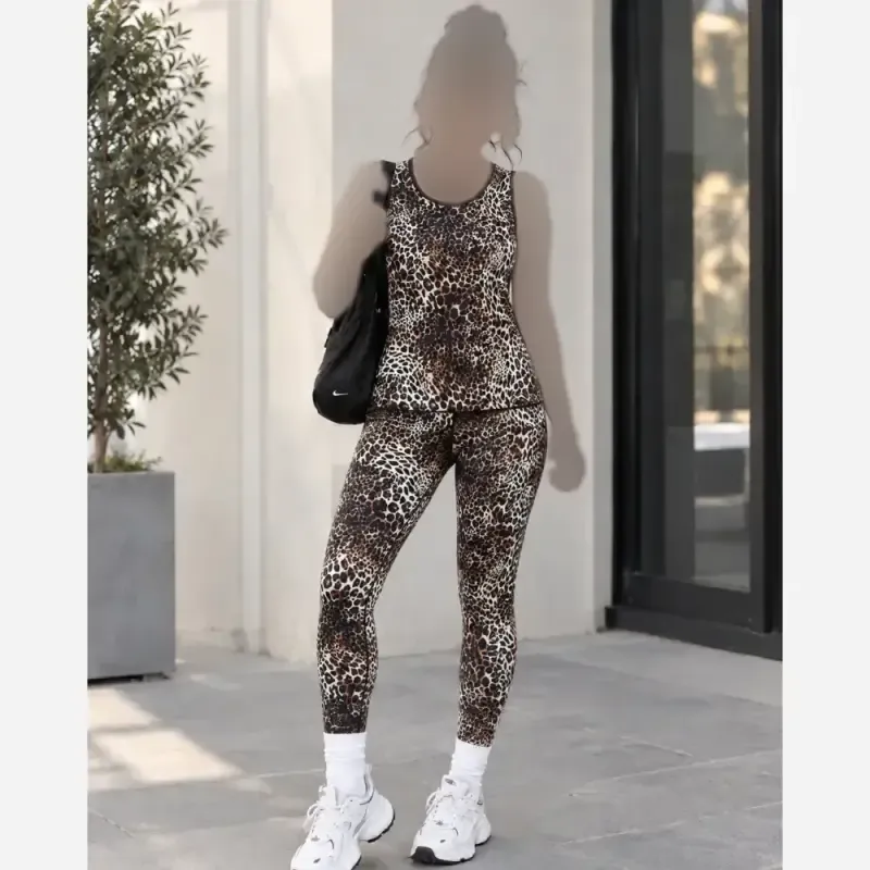 ست تاپ و شلوار ورزشی و خانگی زنانه جنس فلامنت کشی مناسب سایز 38 تا 50